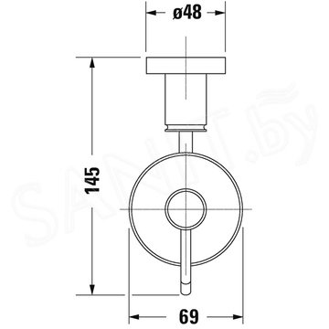 Дозатор для жидкого мыла Duravit D-Code 0099161000