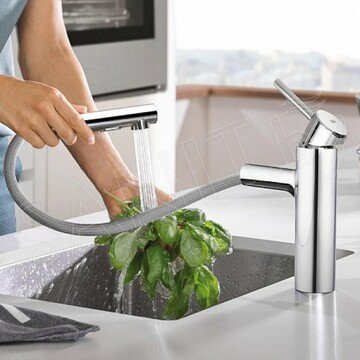 Смеситель для кухонной мойки Grohe Concetto 30273001 с выдвижным изливом
