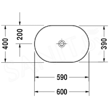 Умывальник Duravit Luv 600 0379600000