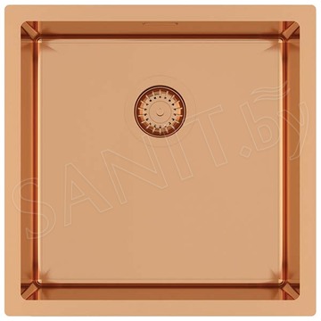Кухонная мойка AquaSanita Steel Der 100 X-C copper