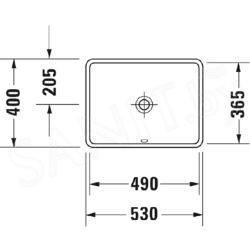 Умывальник Duravit Starck 3 490 0305490000