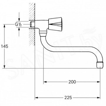 Смеситель для кухонной мойки Grohe Costa L 30484001 на одну воду