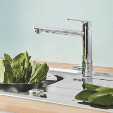 Смеситель для кухонной мойки Grohe BauLoop 31713000 с запорным вентилем