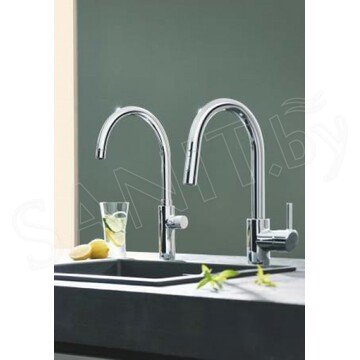 Смеситель для кухонной мойки Grohe Blue Pure Mono 30388000 на одну воду в комплекте с фильтром