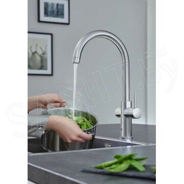 Смеситель для кухонной мойки Grohe Red Duo 30079001 / 30079DC1 в комплекте с бойлером