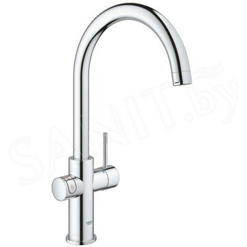 Смеситель для кухонной мойки Grohe Red Duo 30079001 / 30079DC1 в комплекте с бойлером