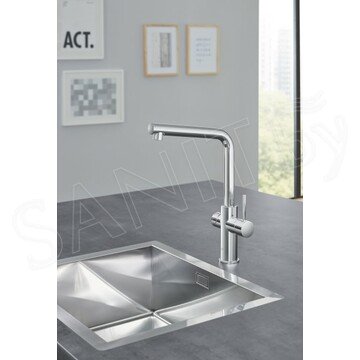 Смеситель для кухонной мойки Grohe Red Duo 30325001 / 30325DC1 в комплекте с бойлером