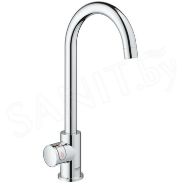 Смеситель для кухонной мойки Grohe Red Mono 30080001 в комплекте с бойлером