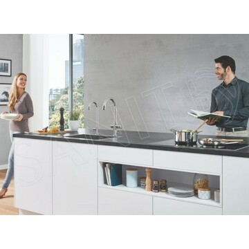 Смеситель для кухонной мойки Grohe Red Mono 30085001 / 30085DC1 в комплекте с бойлером