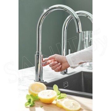 Смеситель для кухонной мойки Grohe Blue Pure Mono 119710 на одну воду в комплекте с фильтром