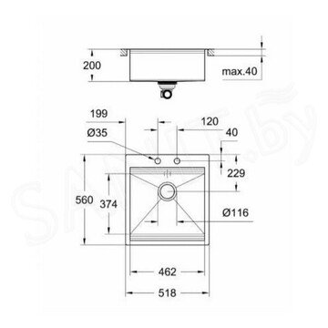 Кухонная мойка Grohe K800 31583SD1