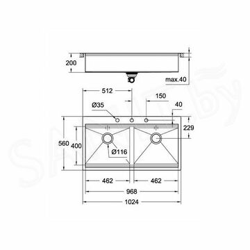 Кухонная мойка Grohe K800 31585SD1