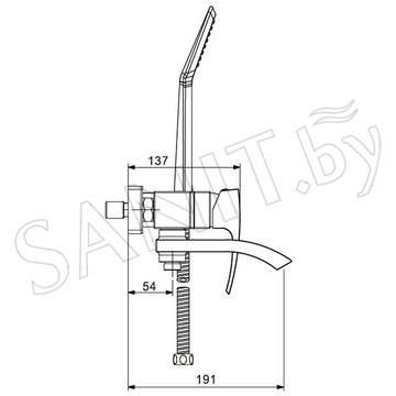 Смеситель для ванны Gappo Jacob G3207-6