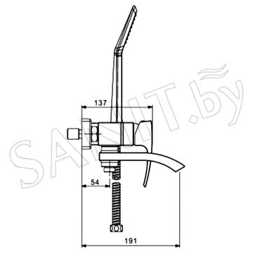 Смеситель для ванны Gappo Jacob G3207-8