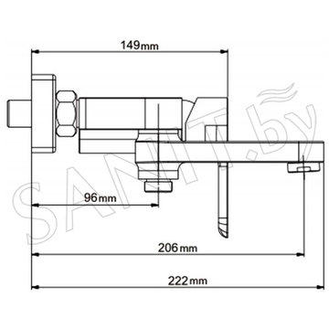 Смеситель для ванны Gappo Noar G3248