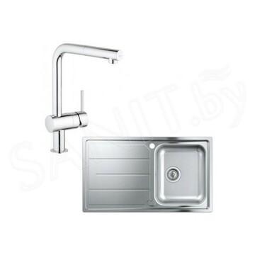 Кухонная мойка Grohe K500 31573SD0 + смеситель Grohe Minta 32168000