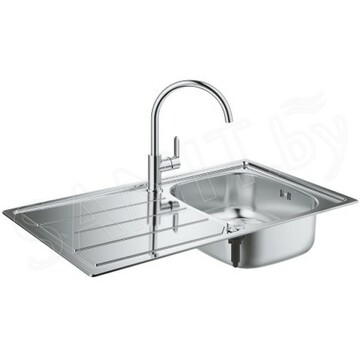 Кухонная мойка Grohe K200 31552SD0 + смеситель Grohe BauEdge 31367000