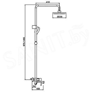 Душевая стойка Gappo G2402