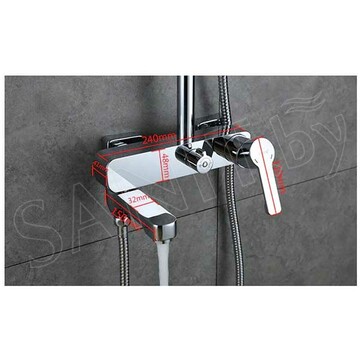Душевая стойка Gappo G2402