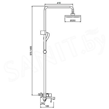 Душевая стойка Gappo G2402-8