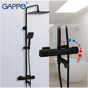 Душевая стойка Gappo G2491-6 термостатический