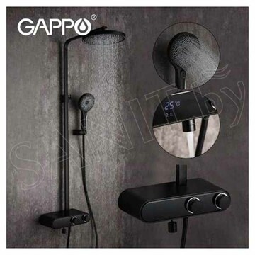Душевая стойка Gappo G2495-2 с термостатом