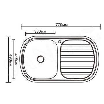 Кухонная мойка Ledeme L67749