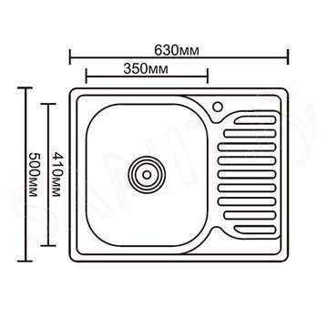 Кухонная мойка Ledeme L96350