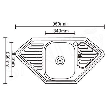 Кухонная мойка Ledeme L99550