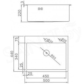 Кухонная мойка Wisent W35044D+WW405A с дозатором