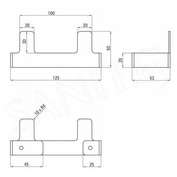 Крючок Deante Mokko Nero ADM N121