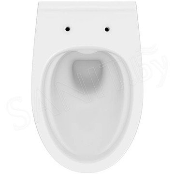 Подвесной унитаз Cersanit Moduo Clean On безободковый с сиденьем Slim Soft Close