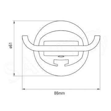 Крючок Deante Easy Fix ANH 002K