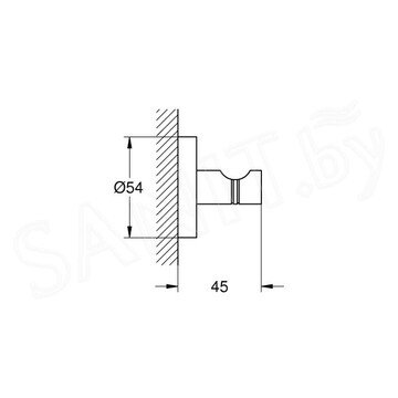 Крючок Grohe Essentials 40364001