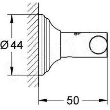 Крючок Grohe Essentials Authentic 40656001