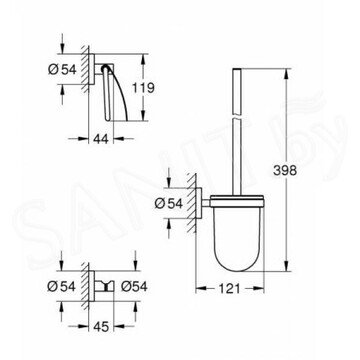 Набор аксессуаров Grohe Essentials 40407001