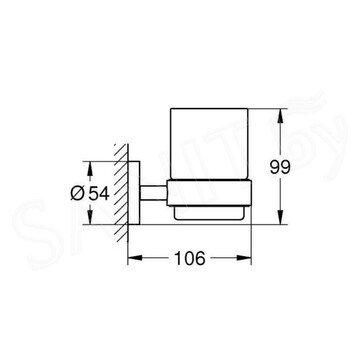 Стакан Grohe Essentials 40447001