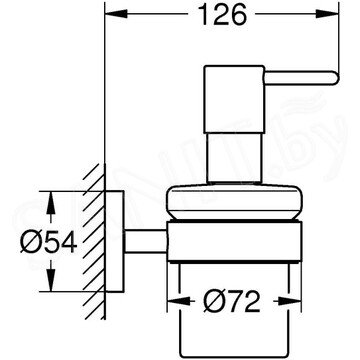 Дозатор для жидкого мыла Grohe Essentials 40448001