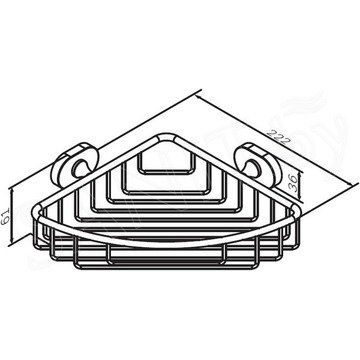 Полка AM.PM Sense L A7434800