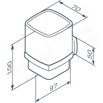 Стакан AM.PM Gem A9034322