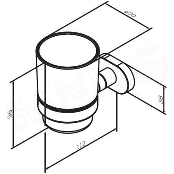 Стакан AM.PM Sense L A7434300