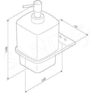 Дозатор для моющих средств AM.PM Inspire 2.0 A50A36900