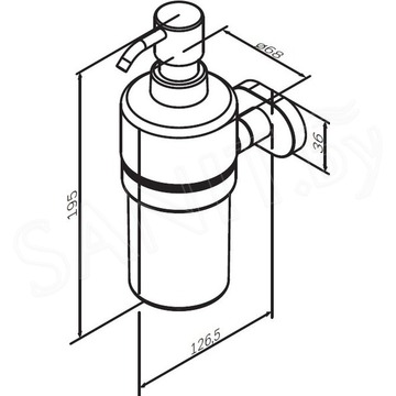 Дозатор для моющих средств AM.PM Sense L A7436900