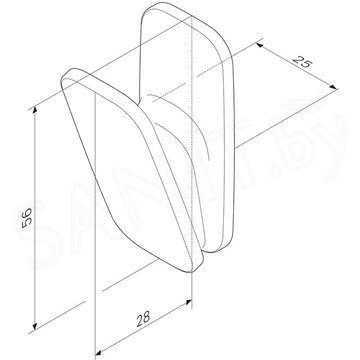 Крючок AM.PM Inspire 2.0 A50A35500