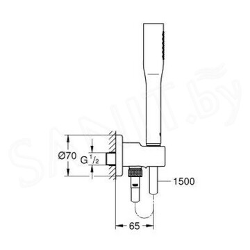 Душевая лейка со шлангом Grohe Euphoria Cosmopolitan 26404000