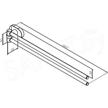 Держатель для полотенец AM.PM Sense L A7432600