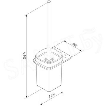 Ершик для унитаза AM.PM Inspire 2.0 A50A33400