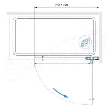 Душевая шторка на ванну RGW Screens SC-102 тонированная