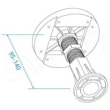 Ножки для душевого поддона RGW N-21 09