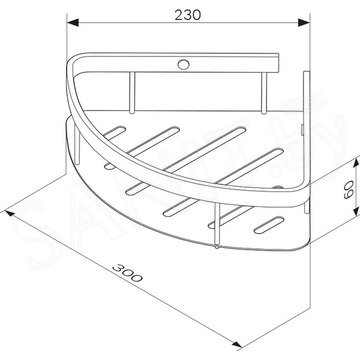 Полка AM.PM Sense L A7454100